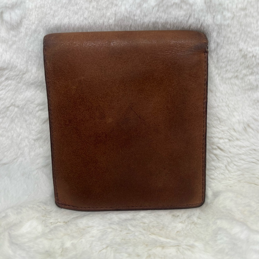 Yves Saint Laurent Tan/Brown Leather Wallet - Picture 4 of 14